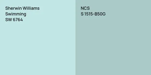 SW 6764 Swimming vs S 1515-B50G 