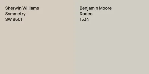 SW 9601 Symmetry vs 1534 Rodeo