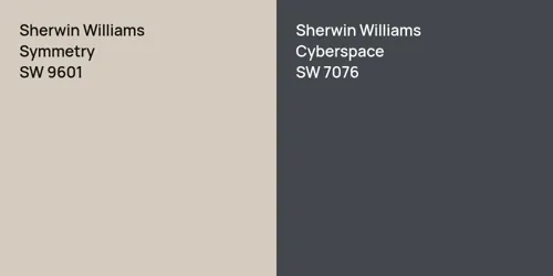 SW 9601 Symmetry vs SW 7076 Cyberspace