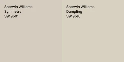 SW 9601 Symmetry vs SW 9616 Dumpling