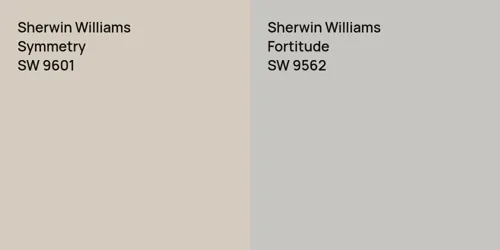 SW 9601 Symmetry vs SW 9562 Fortitude