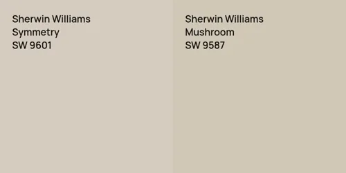 SW 9601 Symmetry vs SW 9587 Mushroom