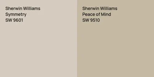 SW 9601 Symmetry vs SW 9510 Peace of Mind