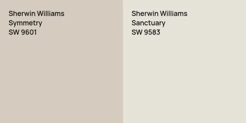 SW 9601 Symmetry vs SW 9583 Sanctuary