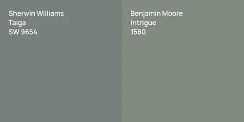 SW 9654 Taiga vs 1580 Intrigue