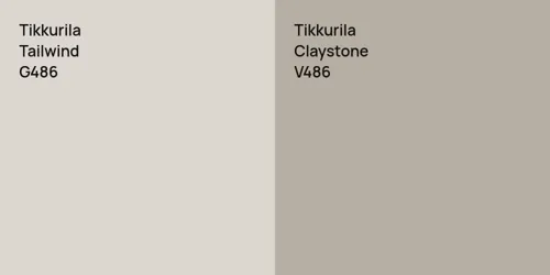 G486 Tailwind vs V486 Claystone