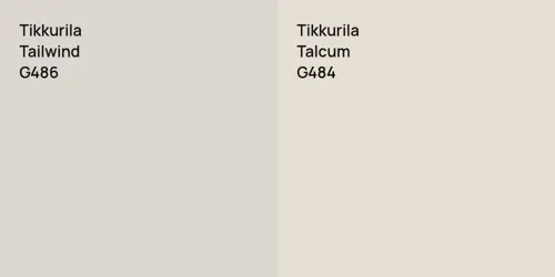 G486 Tailwind vs G484 Talcum