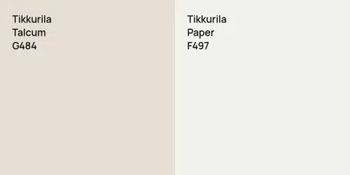 G484 Talcum vs F497 Paper