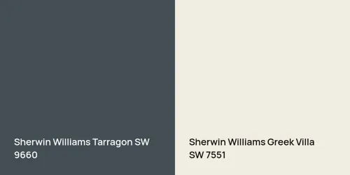 SW 9660 Tarragon vs SW 7551 Greek Villa