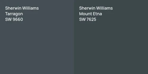 SW 9660 Tarragon vs SW 7625 Mount Etna