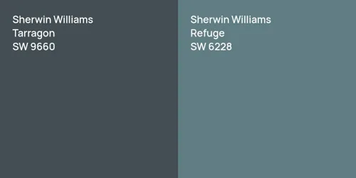 SW 9660 Tarragon vs SW 6228 Refuge