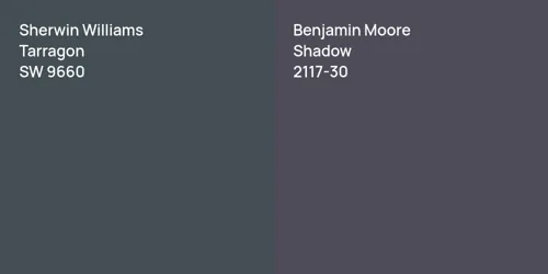 SW 9660 Tarragon vs 2117-30 Shadow