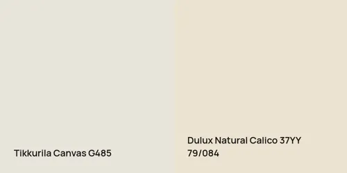 G485 Canvas vs 37YY 79/084 Natural Calico