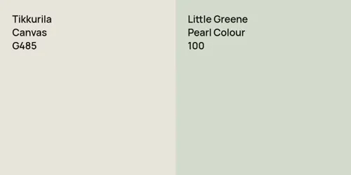 G485 Canvas vs 100 Pearl Colour