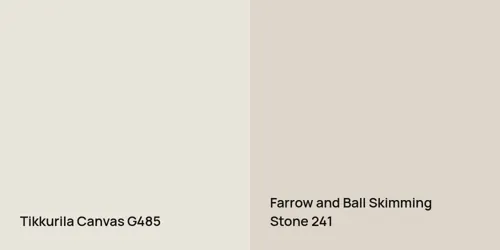 G485 Canvas vs 241 Skimming Stone