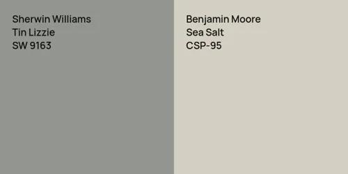 SW 9163 Tin Lizzie vs CSP-95 Sea Salt