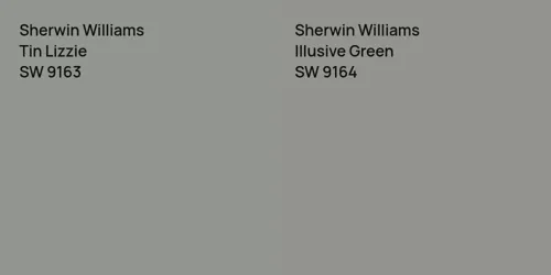 SW 9163 Tin Lizzie vs SW 9164 Illusive Green