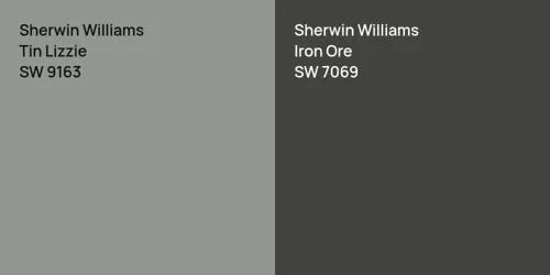 SW 9163 Tin Lizzie vs SW 7069 Iron Ore