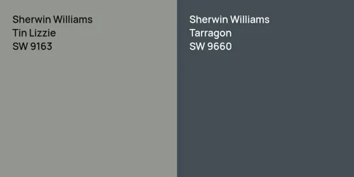 SW 9163 Tin Lizzie vs SW 9660 Tarragon