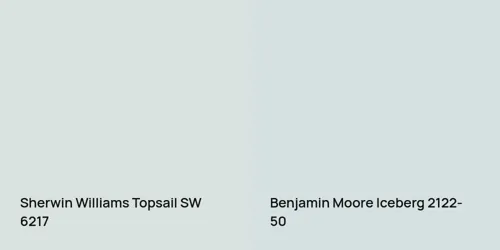 SW 6217 Topsail vs 2122-50 Iceberg