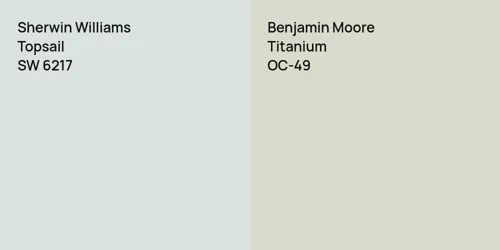 SW 6217 Topsail vs OC-49 Titanium