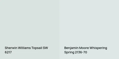 SW 6217 Topsail vs 2136-70 Whispering Spring