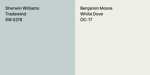 SW 6218 Tradewind vs OC-17 White Dove