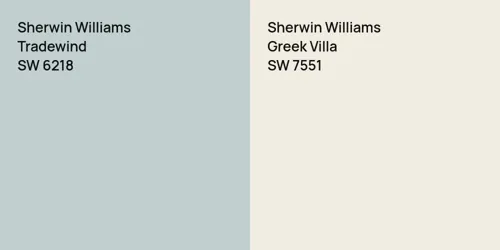 SW 6218 Tradewind vs SW 7551 Greek Villa