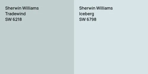 SW 6218 Tradewind vs SW 6798 Iceberg