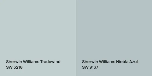 SW 6218 Tradewind vs SW 9137 Niebla Azul