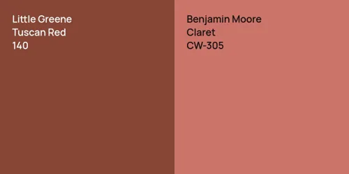 140 Tuscan Red vs CW-305 Claret