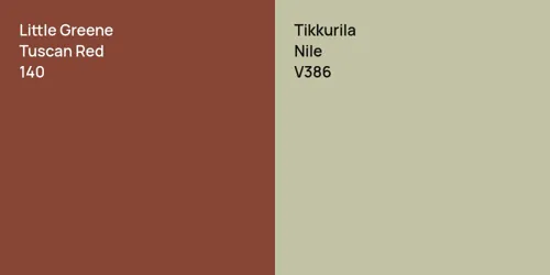 140 Tuscan Red vs V386 Nile