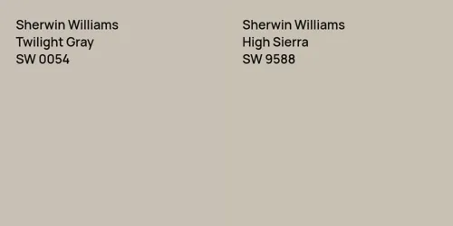 SW 0054 Twilight Gray vs SW 9588 High Sierra