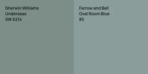 SW 6214 Underseas vs 85 Oval Room Blue