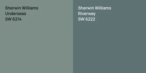 SW 6214 Underseas vs SW 6222 Riverway