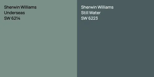 SW 6214 Underseas vs SW 6223 Still Water