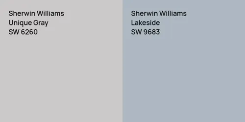 SW 6260 Unique Gray vs SW 9683 Lakeside