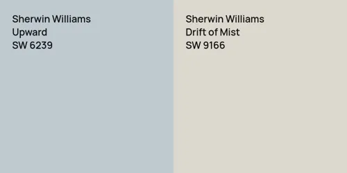 SW 6239 Upward vs SW 9166 Drift of Mist