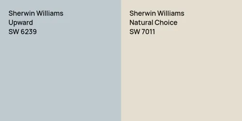 SW 6239 Upward vs SW 7011 Natural Choice