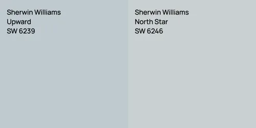 SW 6239 Upward vs SW 6246 North Star