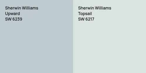 SW 6239 Upward vs SW 6217 Topsail