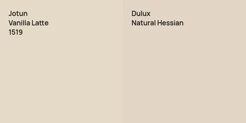 1519 Vanilla Latte vs null Natural Hessian