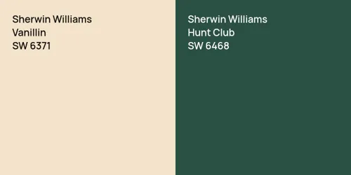 SW 6371 Vanillin vs SW 6468 Hunt Club