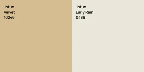 10246 Velvet vs 0486 Early Rain