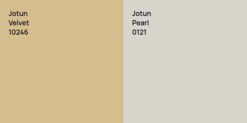 10246 Velvet vs 0121 Pearl