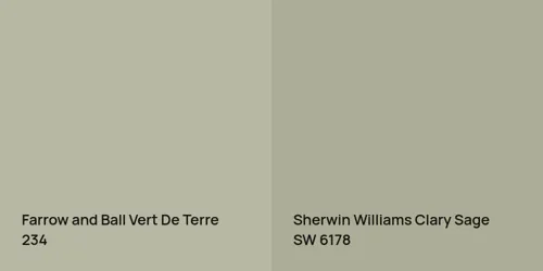 234 Vert De Terre vs SW 6178 Clary Sage