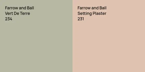 234 Vert De Terre vs 231 Setting Plaster