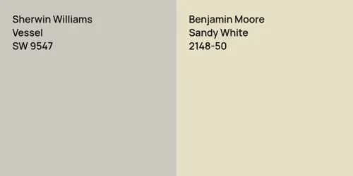 SW 9547 Vessel vs 2148-50 Sandy White