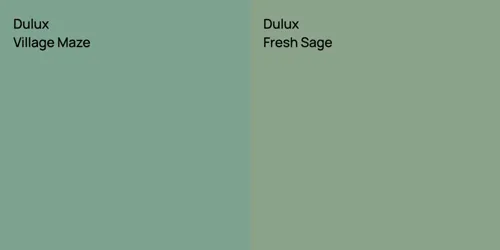 null Village Maze vs null Fresh Sage