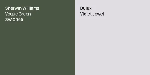 SW 0065 Vogue Green vs null Violet Jewel